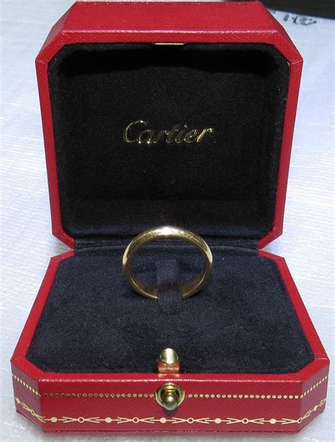 cartier 1895 wedding band gold